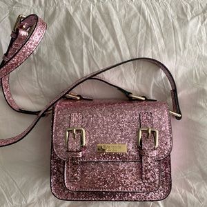 Kate Spade Scout crossbody in pink glitter